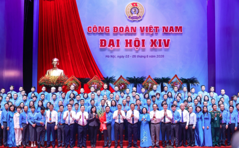 Đại hội Công đoàn Việt Nam lần thứ XIV, nhiệm kỳ 2026 - 2031 thành công tốt đẹp